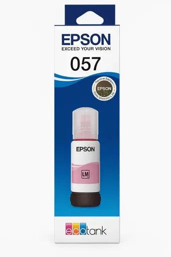 Epson 057 Light Magenta Ink Bottle for EcoTank Printers - Printers